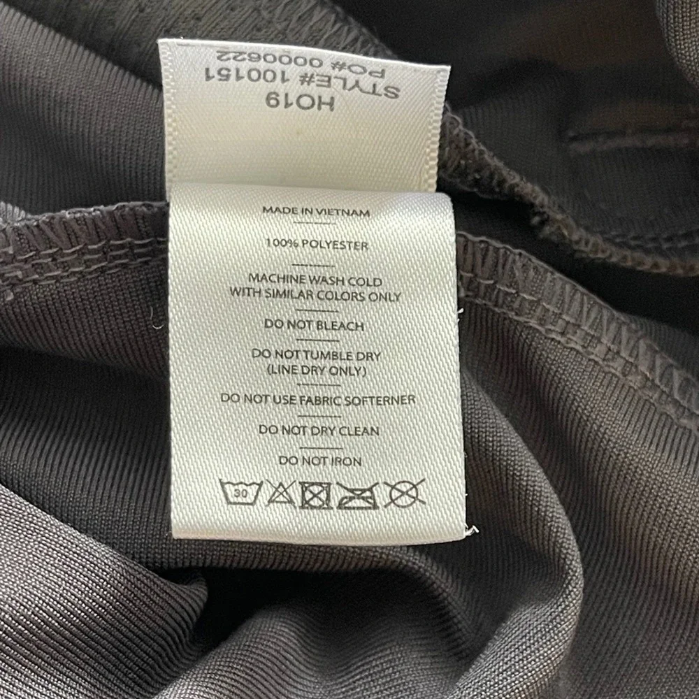 Rhone Commuter Pants‎ Mens Charcoal Gray Slim Fit Zipper Ankle Jogger Style 33